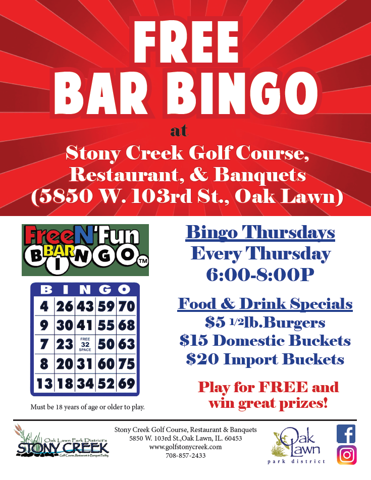 Bar Bingo Stony Creek Golf Course
