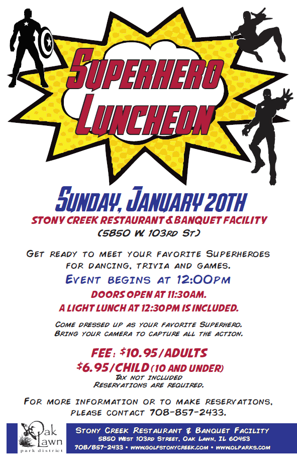 superhero luncheon 2019