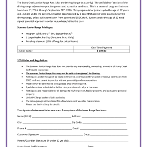 2026 Summer Junior Range Pass