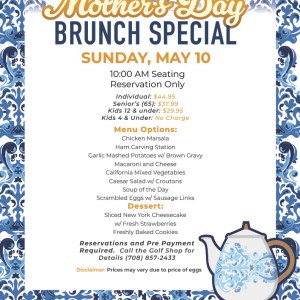 Mother's Day Brunch Special