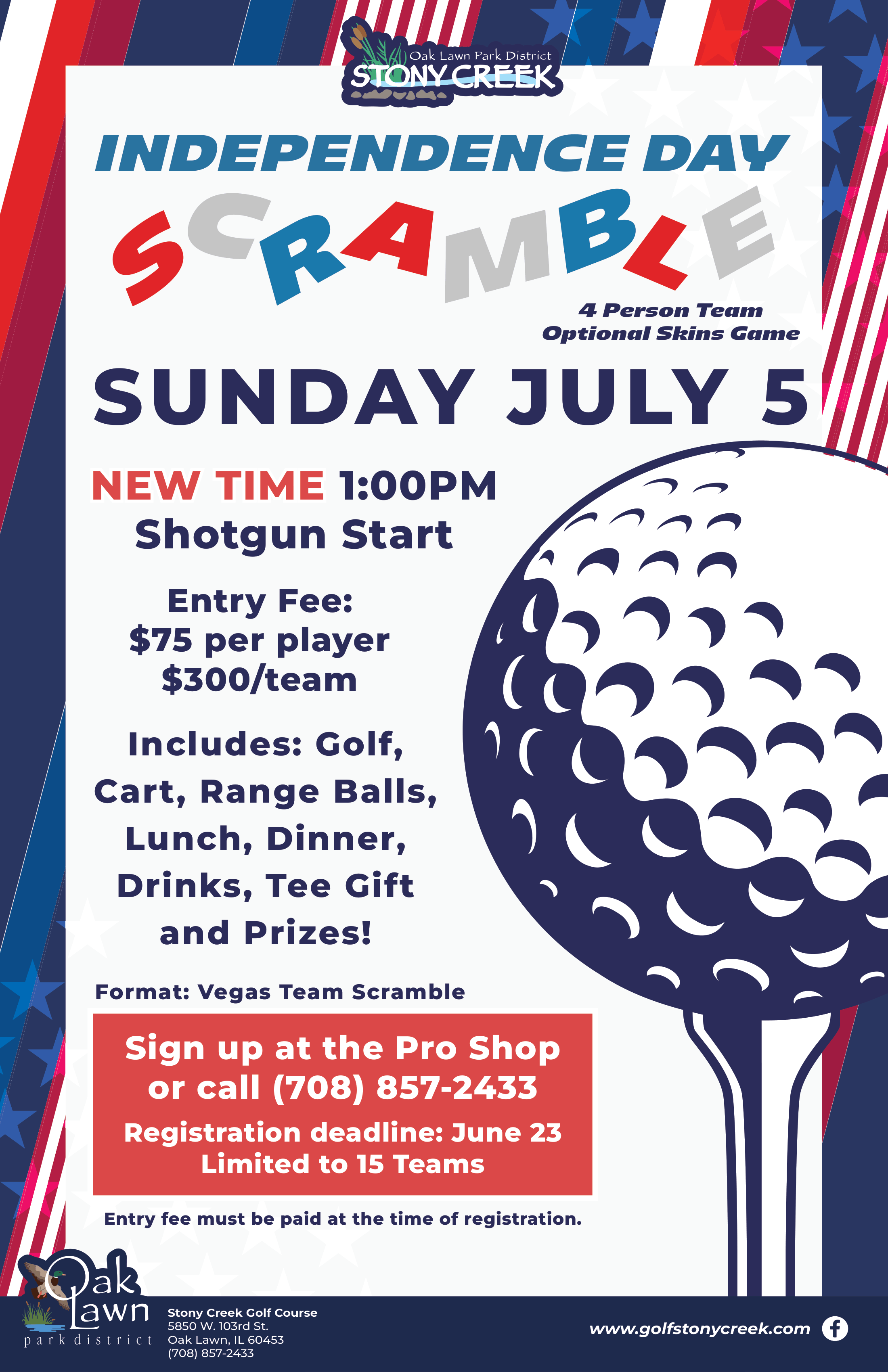 Independence Day Scramble Poster