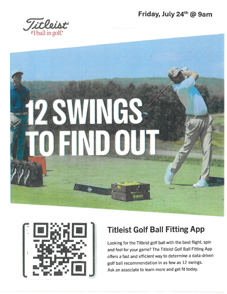 Titleist Ball Fitting